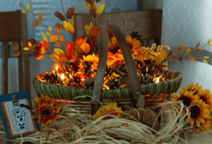 Autumn Fireside Basket www.lifeatthecottage.com